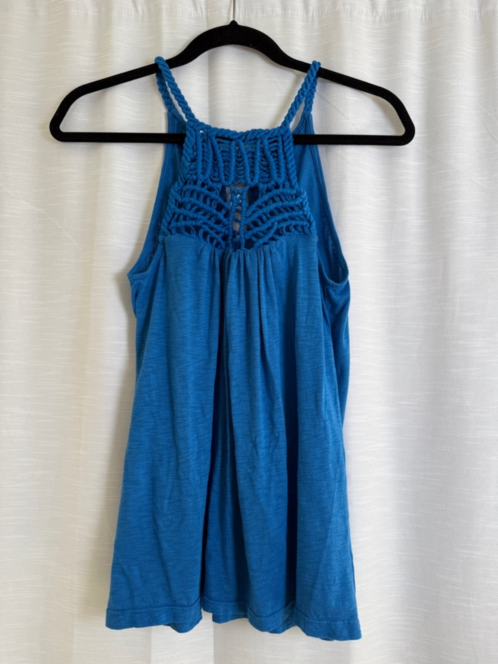 Red Haute Blue Crochet Halter Camisole - Women - Picture 4 of 11